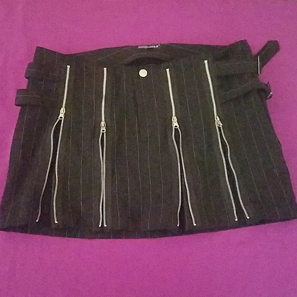 Dollhouse Dresses & Skirts - Black Punk Skirt